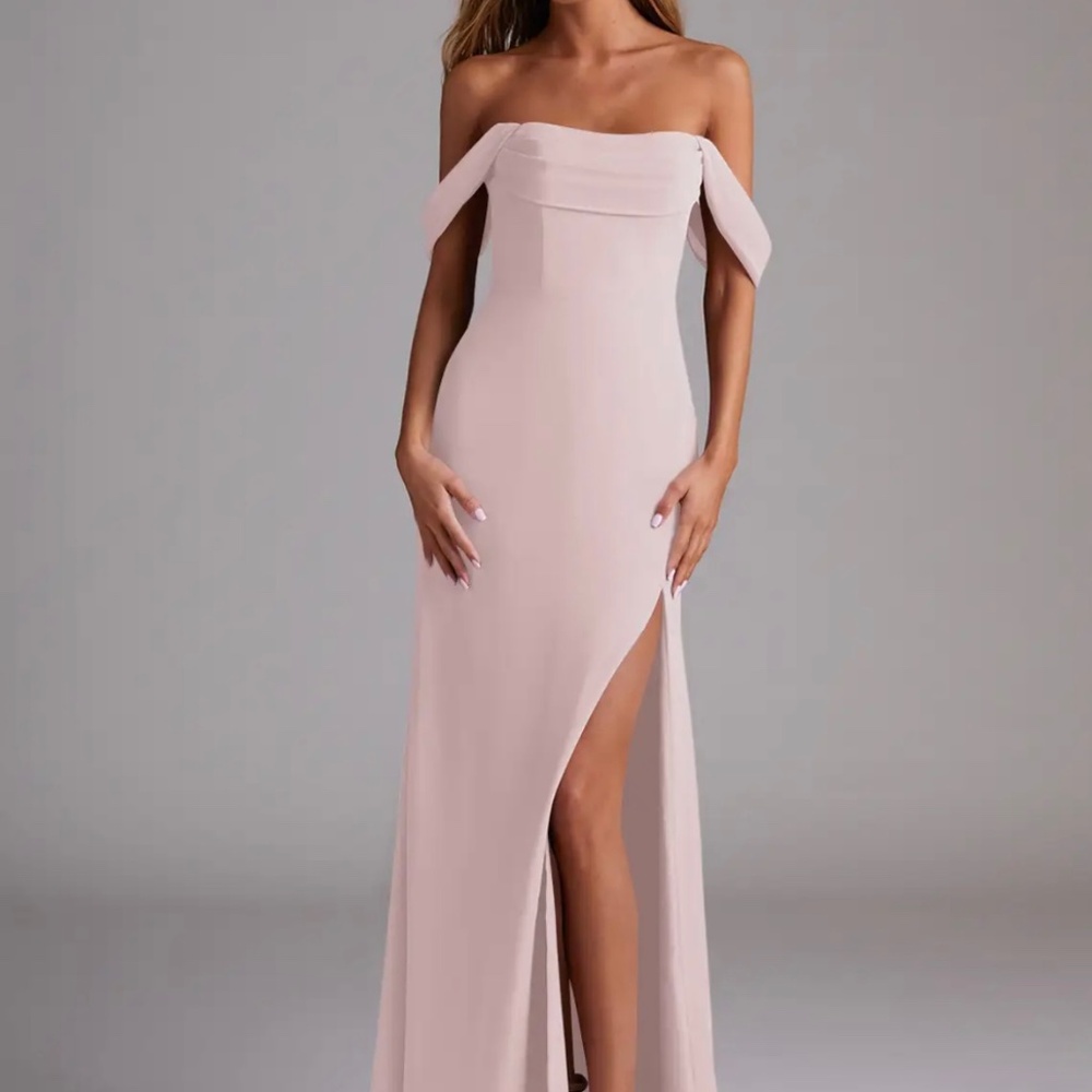 Pink bridesmaid dress